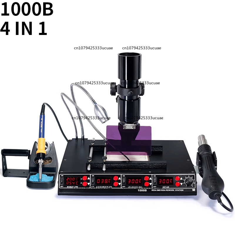 Infrared Bga Rework Station - 1000B/1000A Infrared Multifunctional Station. Desoldering, Hot